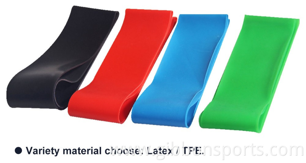 Colorful resistance bands